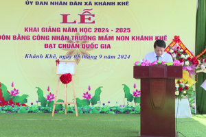 🎉🎉 LỄ KHAI GIẢNG NĂM HỌC 2024 – 2025 VÀ ĐÓN BẰNG CÔNG NHẬN TRƯỜNG MẦM NON KHÁNH KHÊ ĐẠT CHUẨN QUỐC GIA 🎉🎉