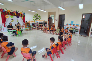 TRƯỜNG MẦM NON KHÁNH KHÊ CHUẨN BỊ TÂM THẾ SẴN SÀNG CHO TRẺ 5 TUỔI BƯỚC VÀO LỚP 1 NĂM HỌC 2024-2025